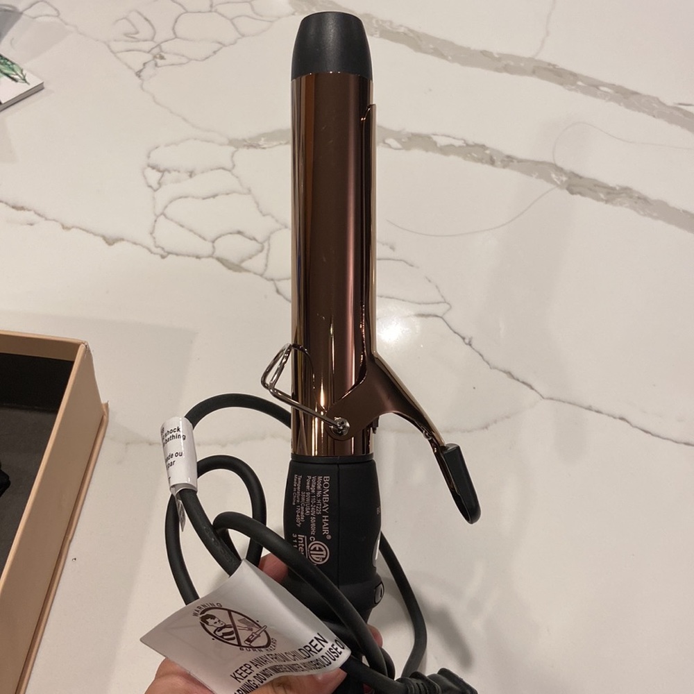 Bombay hair 3m rose gold clamp iron